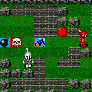 Mapa v hre Bomberman