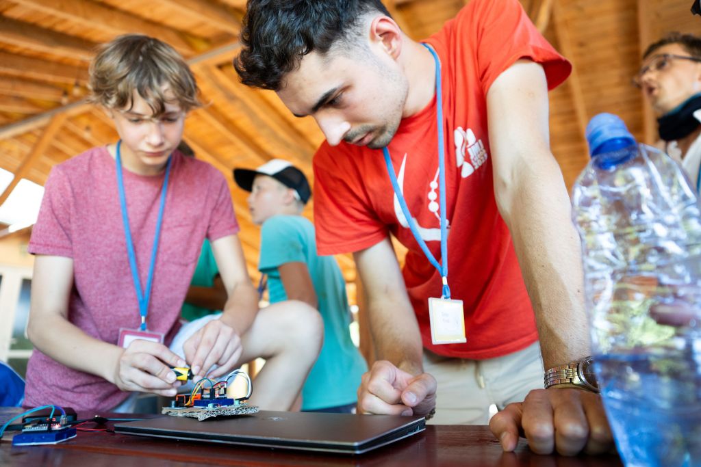 Arduino dozimeter pripojený do notebooku